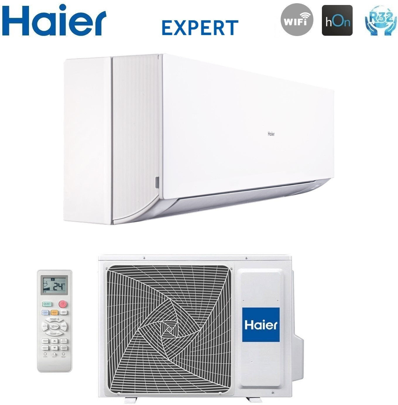 Haier Condizionatore Climatizzatore Monosplit Inverter Modello Expert 18000 BTU R-32 Wi-Fi Integrato AS50XCAHRA