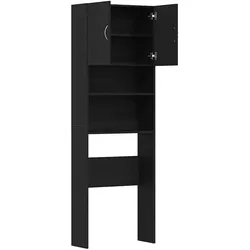 vidaXL Gacoletta, Waschmaschinenschrank, Schwarz