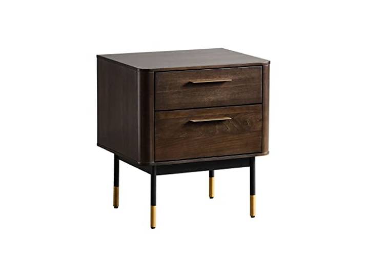 YCCHAH Bett mit Stauraum Nachttisch Holz Lagerschrank Wohnzimmer Schlafzimmer Aufbewahrungsschublade Retro Kleinkabinett Desktop