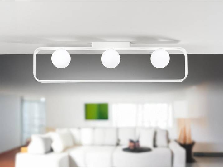 LUCE Design Roxy Deckenleuchte 3fach G9 Weiß