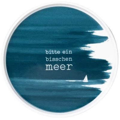 Räder Meer als Worte Teller klein, bisschen meer