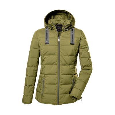 Steppjacke "GW 4 WMN QLTD JCKT", Damen, Gr. 44, grün (waldmeister), Oberstoff: 100% Polyester (recycelt), Futter: 100% Polyamid, Wattierung: 100% Polyester, G.I.G.A. DX BY KILLTEC, Jacken Steppjacke, Modische, wasserabweisende Steppjacke, recycelte...