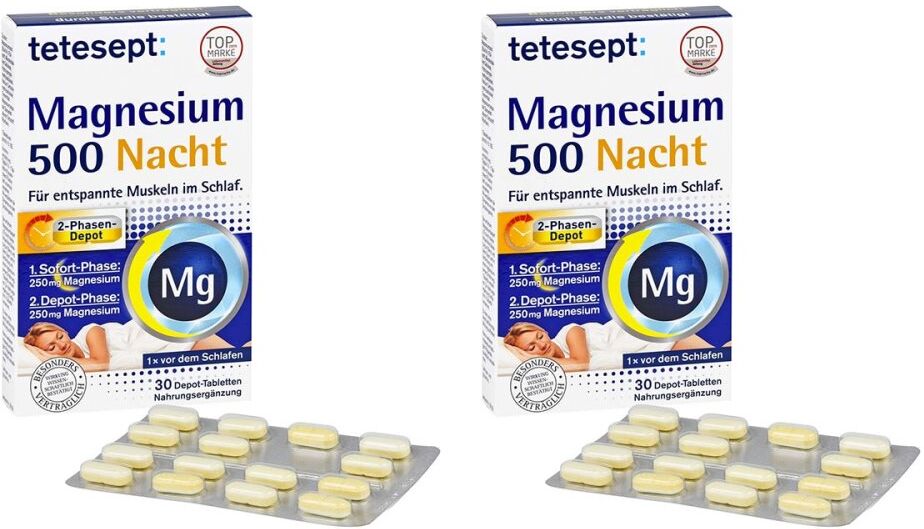Tetesept Magnesium 500 Nacht Tabletten