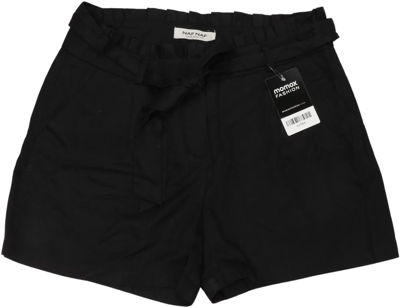 NAF NAF Damen Shorts, Schwarz, Gr. EU 36 (FR 38), Lyocell - Second Hand