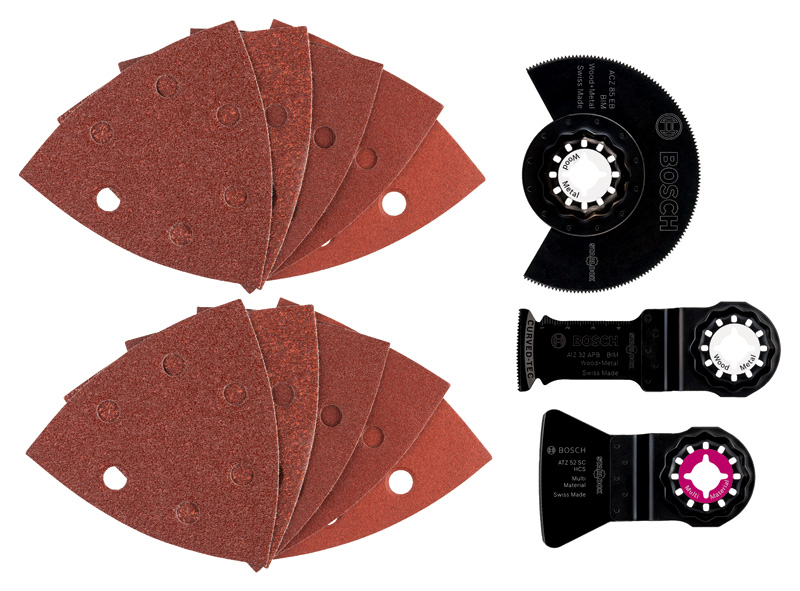 Bosch Universal-Set, 13-teilig, für Multi-Cutter, Wood and Paint 2608661694