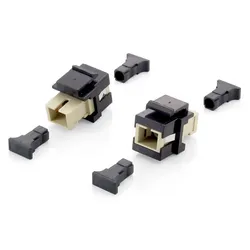 Equip Lichtwellenleiter-Keystone-Adapter, SC Simplex, 8 Stück/Packung