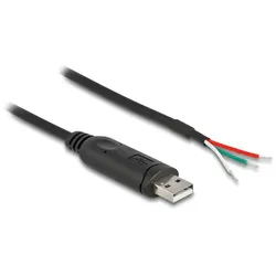 DeLOCK Adapterkabel USB 2.0 Typ-A zu seriell RS-485 3 x offene Kabelenden 0,5 m