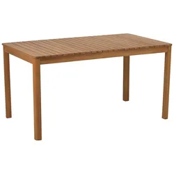 Gartenesstisch Joe aus Teakholz, 140x80 cm, Natur