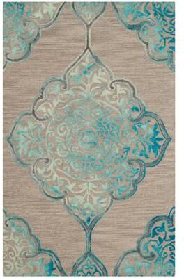 SAFAVIEH Handmade Dip Dye Luana Medallion Wool Rug