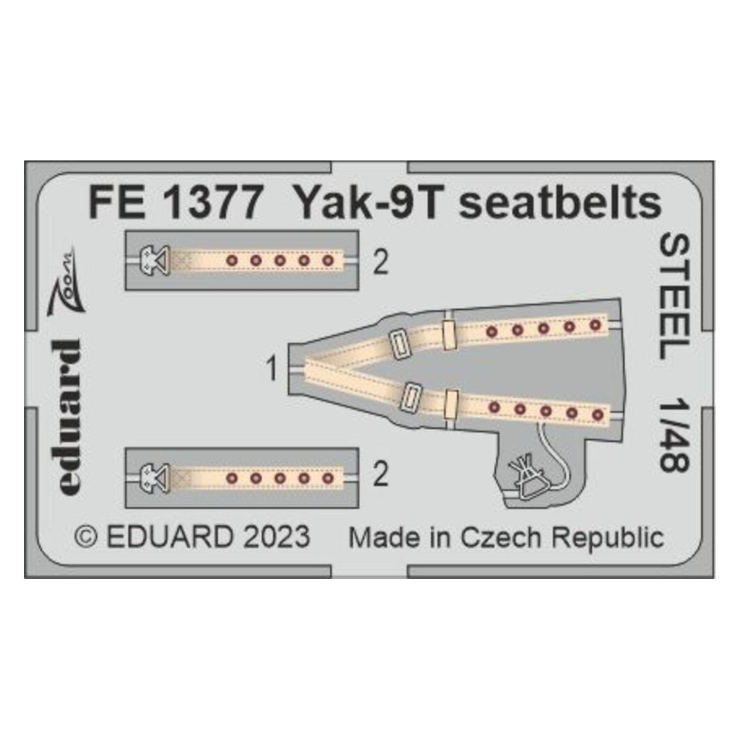 Eduard Yak-9T seatbelts STEEL 1/48 ZVEZDA (FE1377)