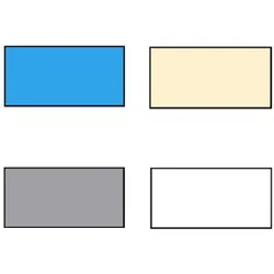1.50m / 8.00m x 4.00m / Standard blau Poolfolie für Rechteckbecken
