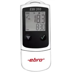 Ebro EBI 310 Temperatur-Datenlogger, Messtechnik, Weiss, Schwarz
