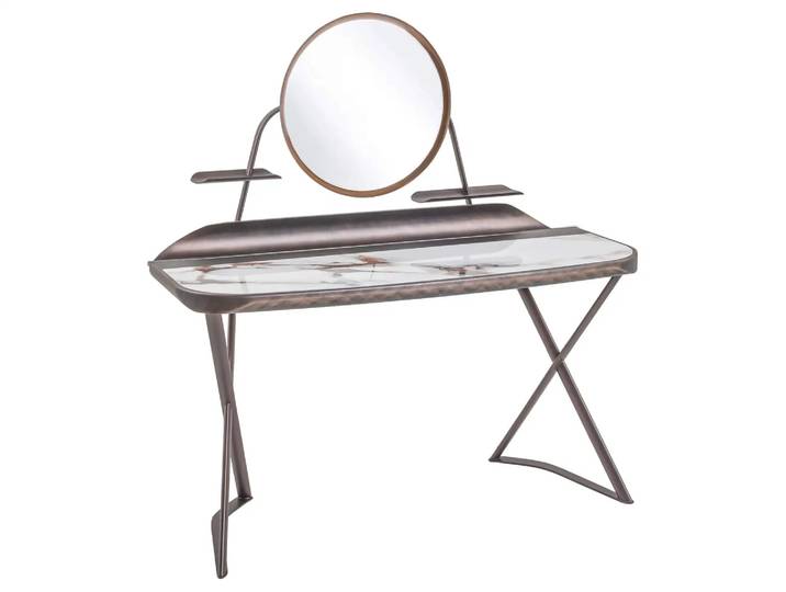 Schreibtisch Cocoon Keramik Cattelan / Farbe: Bronze
