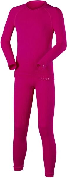 Falke Kids Maximum Warm Baselayer Set (134-140 - Berry)  - Red - Size: 134-140