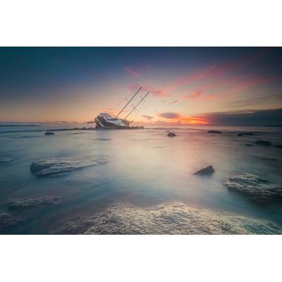 Fototapete PAPERMOON "Photo-Art DANIELE ATZORI, ADRESSE", bunt, B:3m L:2,23m, Vlies, Tapeten