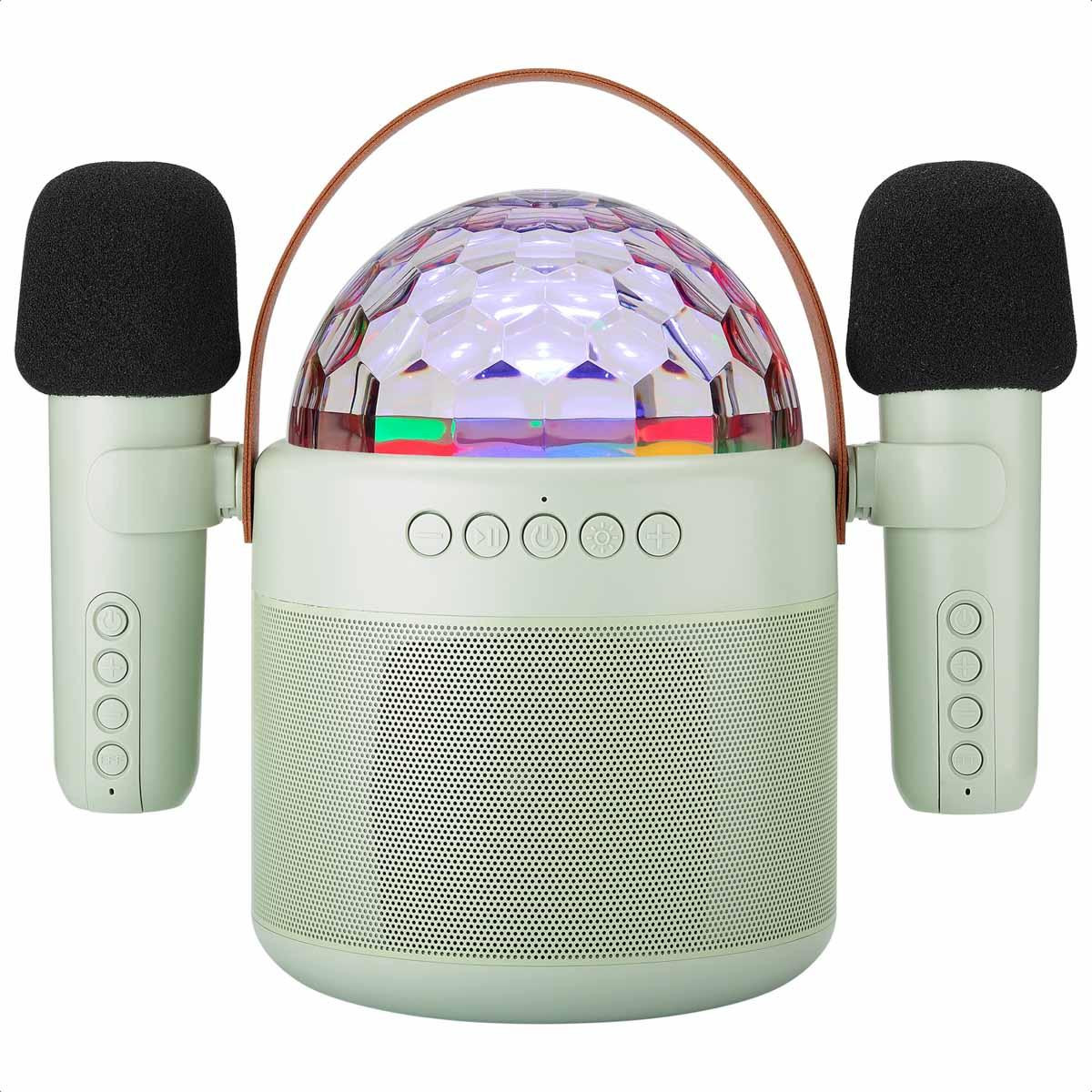 iMoshion Sing & Shine Karaoke set met speaker en 2 microfoons - Mintgroen