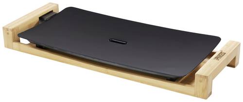 Princess 103026 Elektro Teppan Yaki Tischgrill Schwarz, Bambus