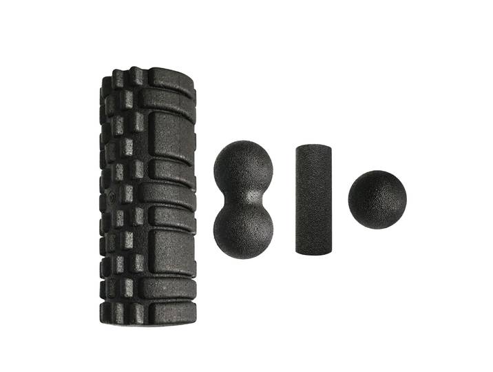 Faszienrolle Set 5-teilig schwarz