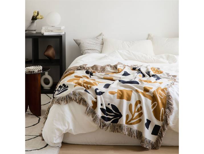 Livraison directe 130*160 cm bohême canapé couverture couverture géométrie canapé serviette couvertures pour bureau voiture canapé couvre-lit jeter