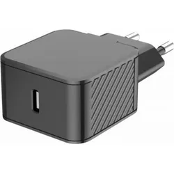 Bigben Netzteil Power Delivery Schwarz (25 W), USB Ladegerät, Schwarz