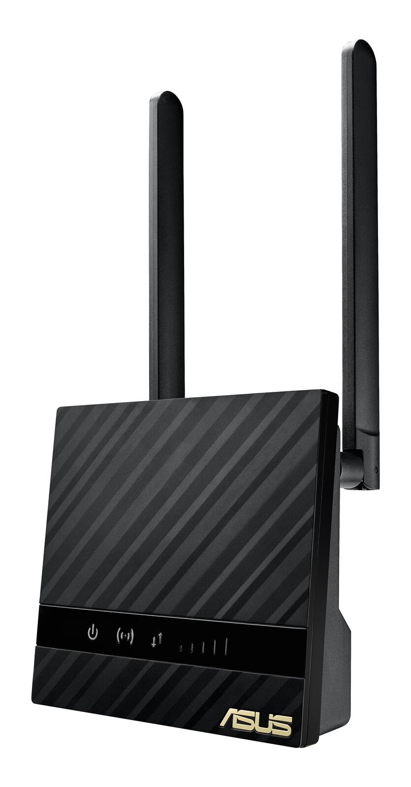 ASUS 4G-N16 N300 LTE WLAN-Router (WiFi-4 N300, SIM Slot, LTE Cat. 4 bis zu 150 Mbits, Plug and Surf) 90IG07E0-MO3H00