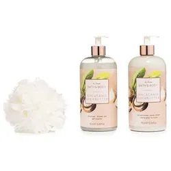 M.ASAM® Bath & Body Macadamia Duschgel u. Körpercreme je 750ml, Duschblume