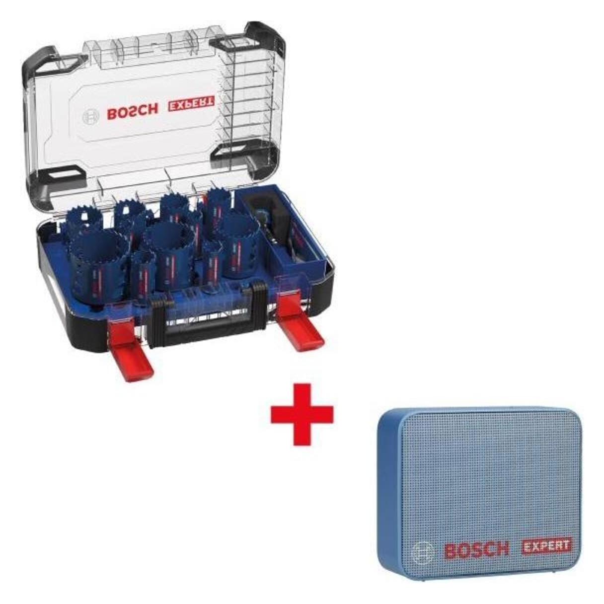 Bosch Professional 14 tlg.EXPERT Tough 061599765X Material Lochsägenkoffer m.gratis JBL (061599765X)