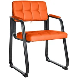 CLP Besucherstuhl Canada B Kunstleder   Farbe: orange