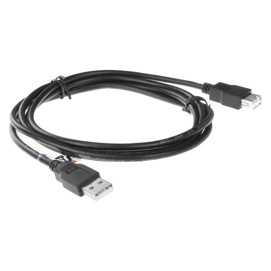 ACT USB-A 2.0 male - USB-A female 1.8 m (1.80 m, USB 2.0) (AC3040)