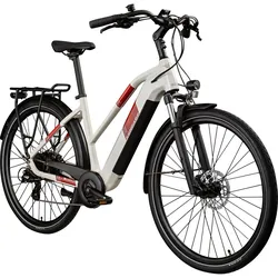 Zündapp Z810 E Bike Damen Trekkingrad ab 165 cm Elektrofahrrad 550 Wh Pedelec Trekking Rad Fahrrad mit 8 Gang und Beleuchtung StVZO