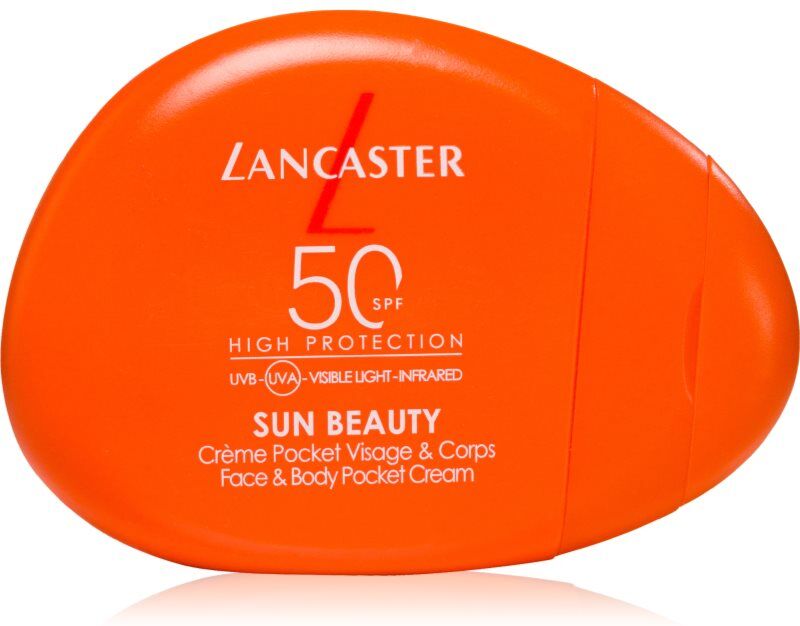 Lancaster Sun Beauty Face and Body Pocket Cream crème protectrice visage et corps SPF 50 30 ml