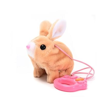 Mein realistisches Kaninchen-Spielzeug Interaktive elektronische Haustier-Spielzeuge Kaninchen können gehen Ostern Plüschstofftier Kaninchen Spielzeug Bildungs Spielsachen für Kinder