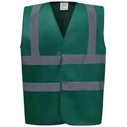 Warnschutz-Weste High-Vis 2-Bands "YK100" - 3XL - grün