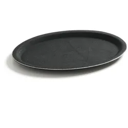 12x Serviertablett rutschfest,oval,210x290mm