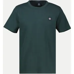 T-Shirt mit Logo-Badge Grün L