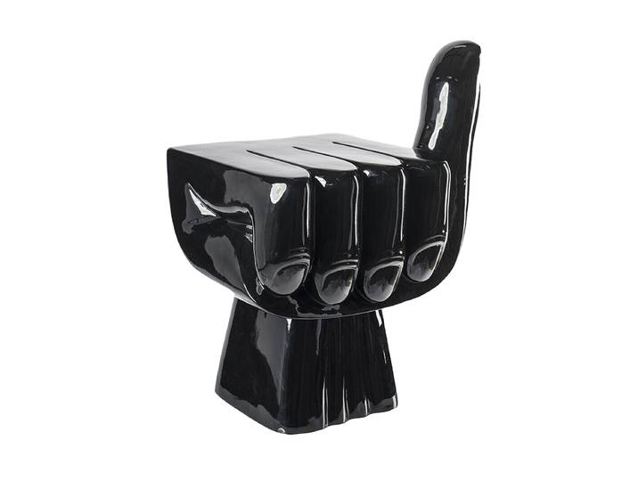 Design Stuhl & Beistelltisch „First“ Schwarz Pols Potten