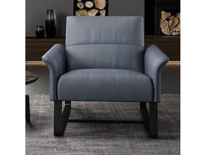 Xlmoebel Loungesessel Textil-Loungesessel im eleganten Design für stilvolles Wohnen (Sessel), Hergestellt in Europa