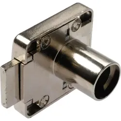Möbel-Aufschraub-Schlossgehäuse D25 vernickelt rs/ls