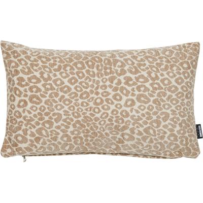Dekokissen DONE. "LEO", beige (taupe), B:30cm L:50cm, Polyester, Dekokissen_Sitzkissen_Kissenhüllen, Jacquardgewebt