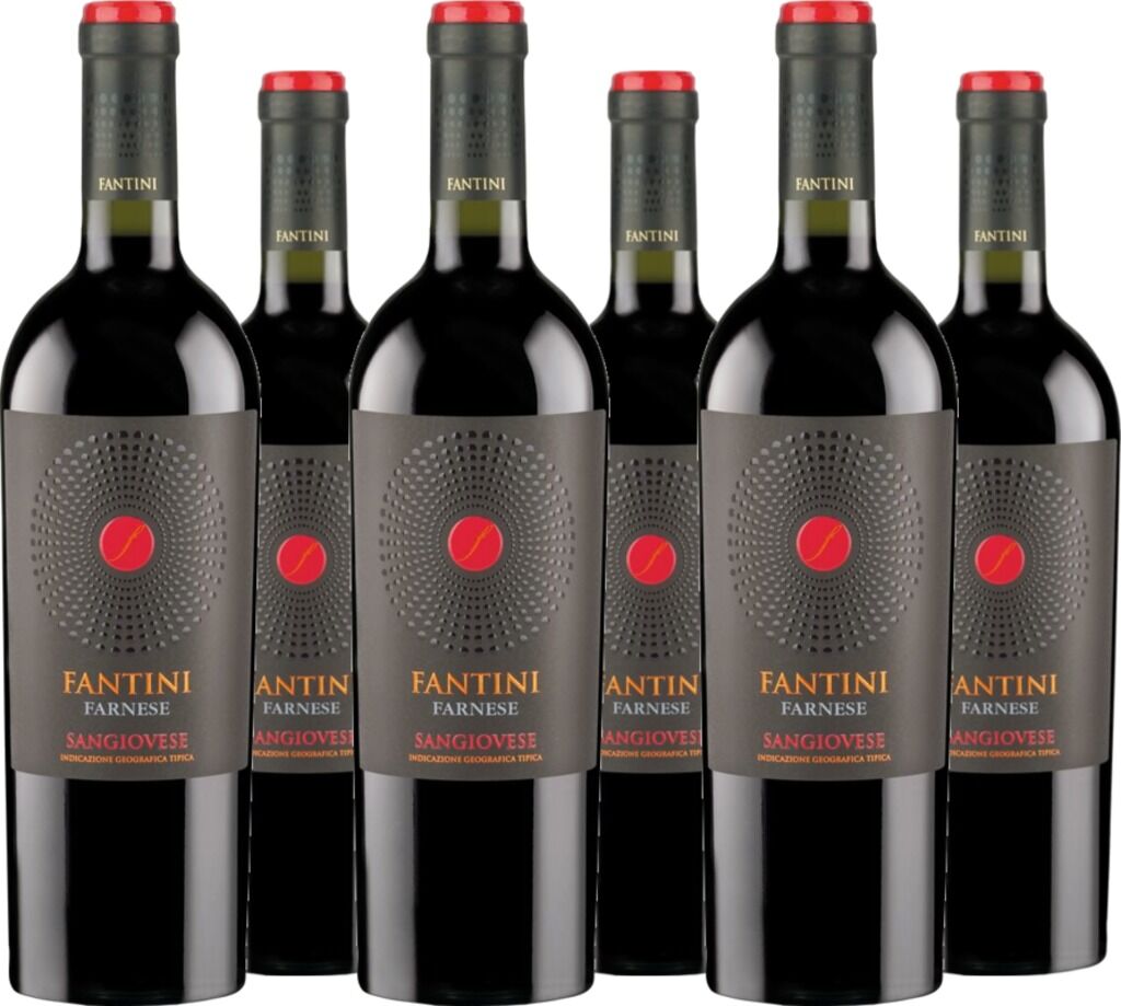 6er Vorteilspaket Fantini Sangiovese Terre di Chieti IGT 2024 Fantini (Farnese)