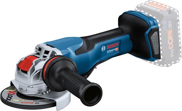 Akku-Winkelschleifer BITURBO mit X-LOCK GWX 18V-15 P