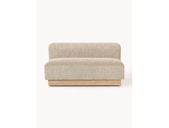 Sofa Natalie (2-Sitzer) aus Teddy-Bouclé
