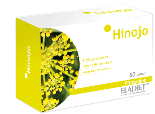 Eladiet Hinojo para la eliminación de gases 60 comprimidos