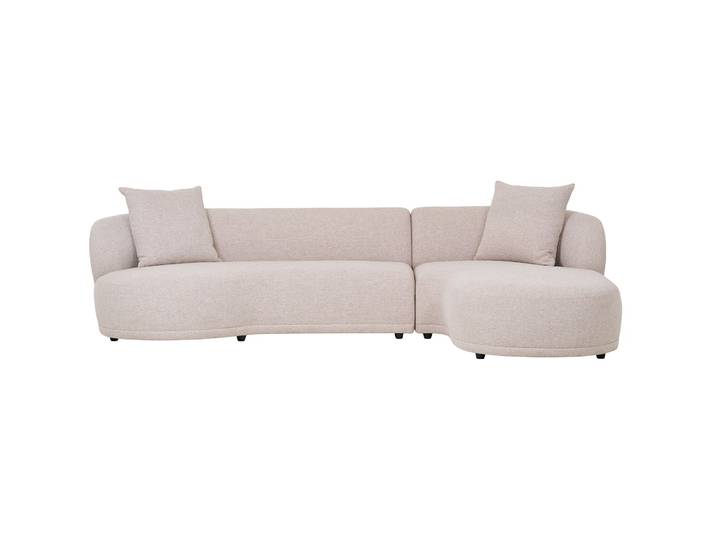 Ecksofa Mondra Polyester natur B 294 T 175 cm