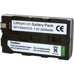 Conrad energy 250467 Kamera-Akku ersetzt Original-Akku (Kamera) NP-F530, NP-F550, NP-F570 7.2 V 2000 mAh