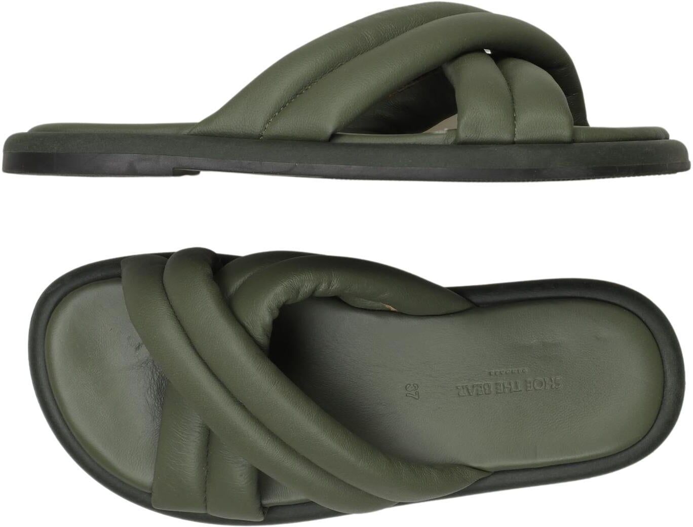 Shoe The Bear Damen Sandalen, Grün, Gr. EU 37, kein / Etikett - Second Hand