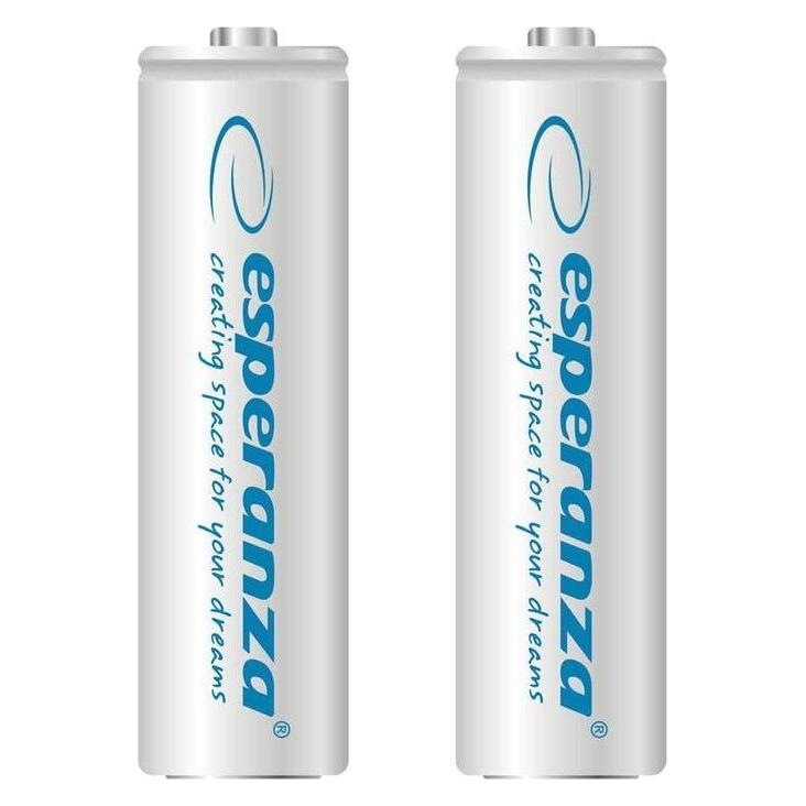 Esperanza Batterie weiss AA (2 Stk., AA, 2000 mAh) (ESP-EZA103W)
