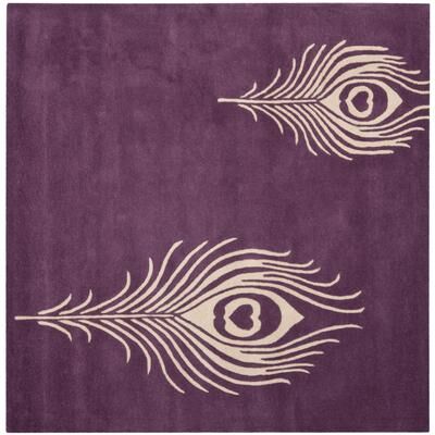 SAFAVIEH Handmade Soho Simi Peacock Feather N.Z. Wool Rug
