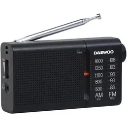 Daewoo Tragbares Radio DW1119 (AM, FM), Radio, Schwarz