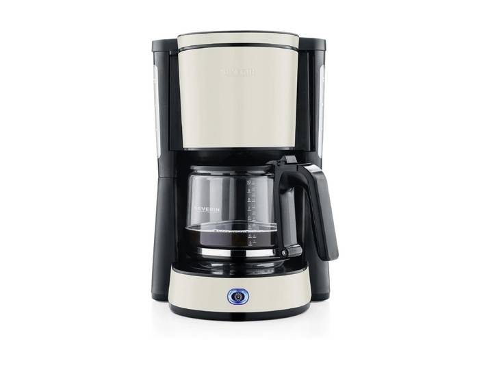 SEVERIN Filterkaffeemaschine KA 9575 , schwarz-weiss (natur, schwarz), 10, Kaffeemaschinen, Filterkaffeemaschine